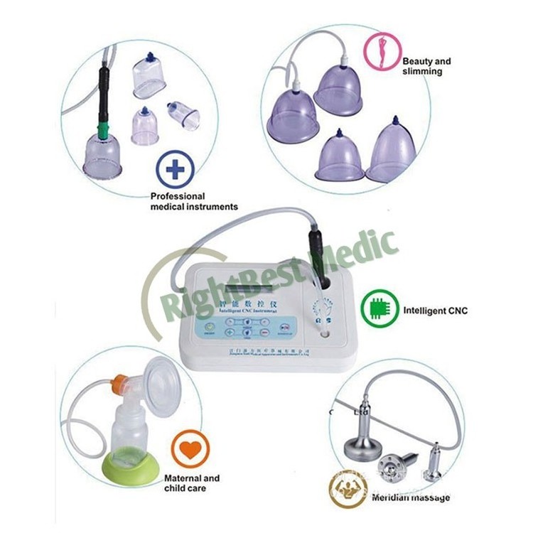 Multi purpose health care device used to cupping,meridian massage,beauty and slimming Electric Cupping Therapy Machine