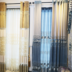 2021 Hotel drapery drapes blackout window treatment sheer hotel drapes pleated curtain