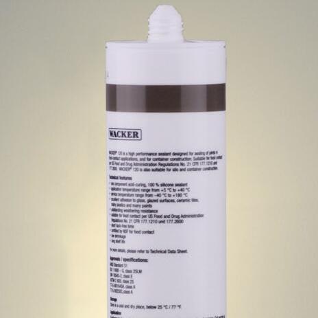 wacker 120 silicone sealant Applicable to food contact application