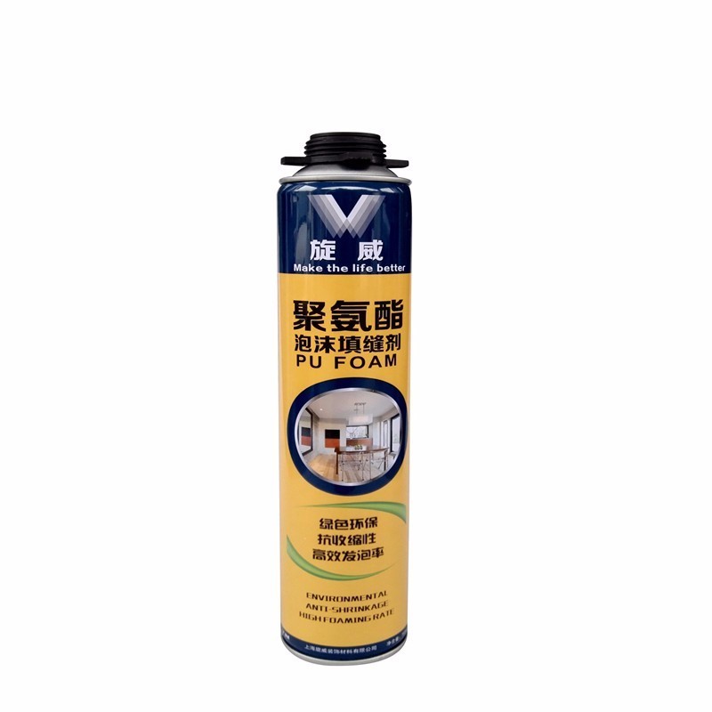 Manufacturers sell high quality Non-polluting silicone sealant general purpose Siway PU foam spray for Doors and Windows