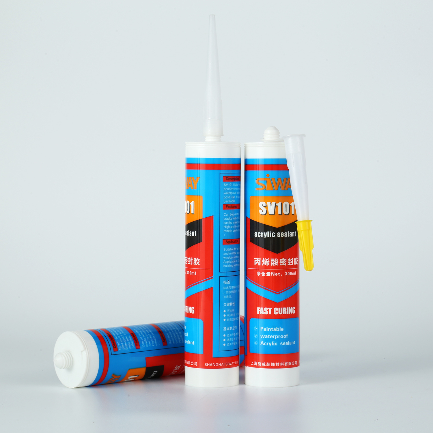 300ml Waterproof Acrylic Sealant Silicone Clear Environmental Friendly Sealant