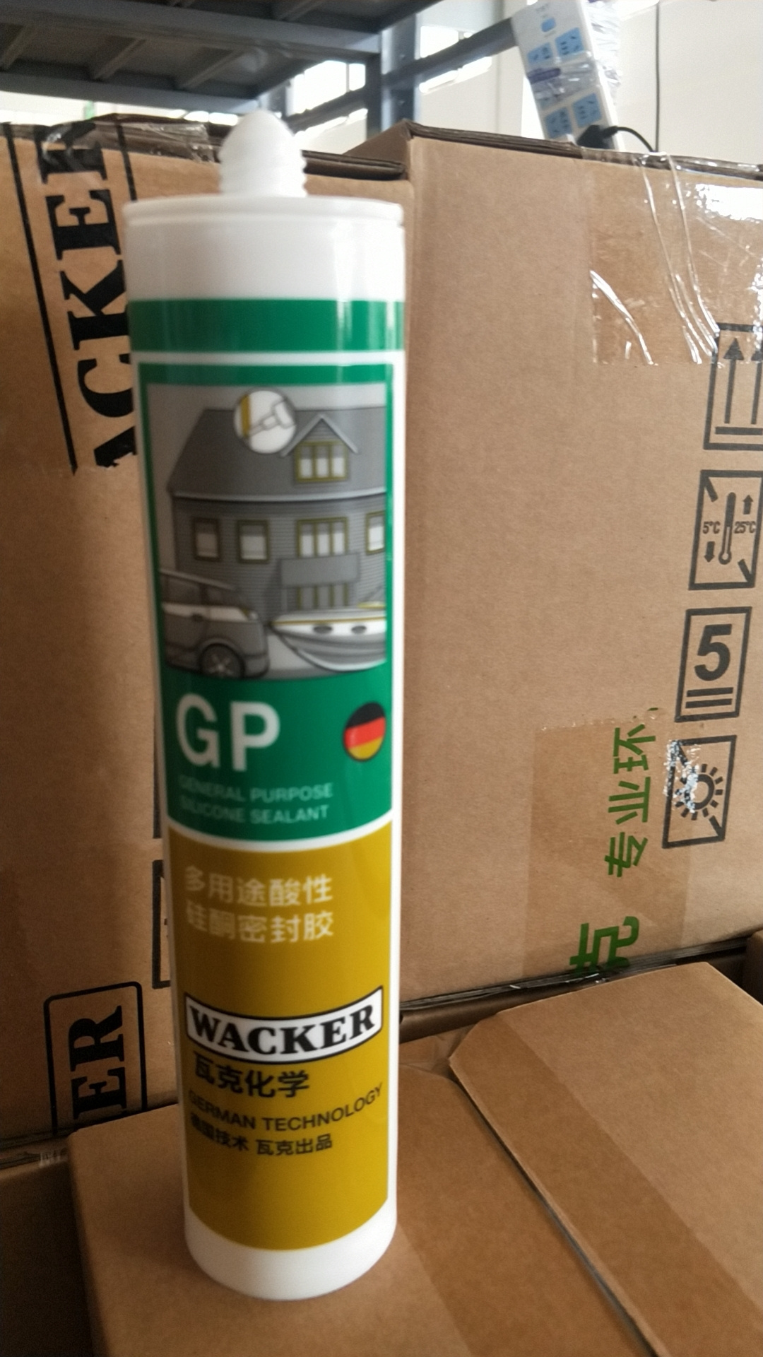 Wacker GP Waterproof General Purpose Structural Silicone Sealant acetic gp silicon sealant