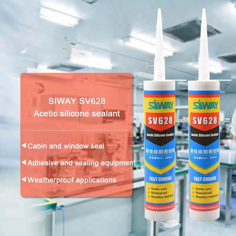 silicone sealant price large flat glass glue with strong adhesion quick drying