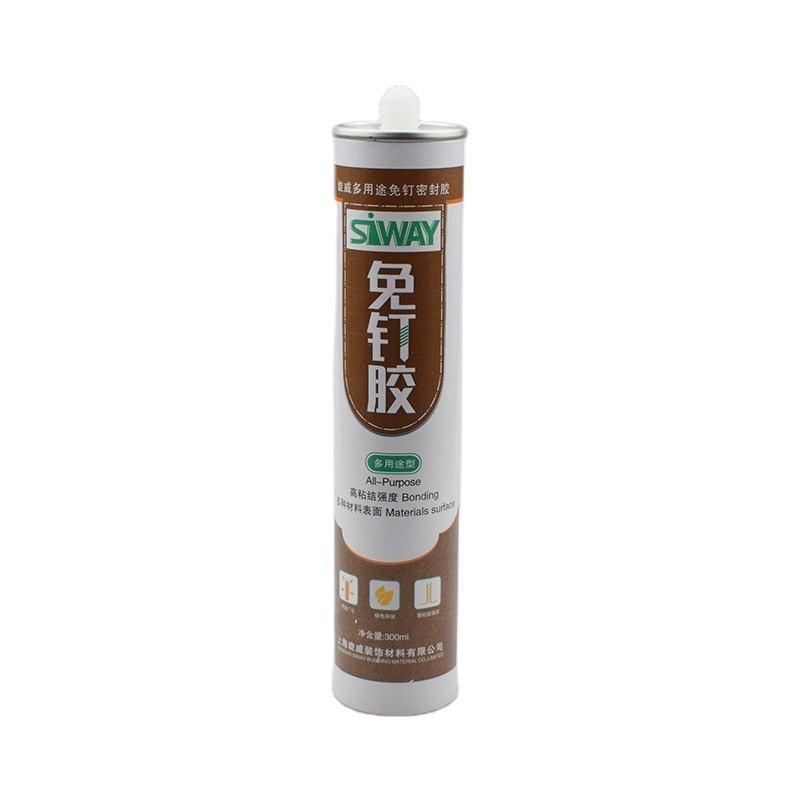 Factory price  liquid nail neutral curing glue adhesive sealant epoxy resin liquid free nail sealant