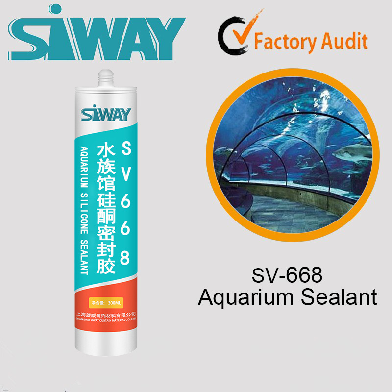 China Clear Color aquarium silicone sealant for glass