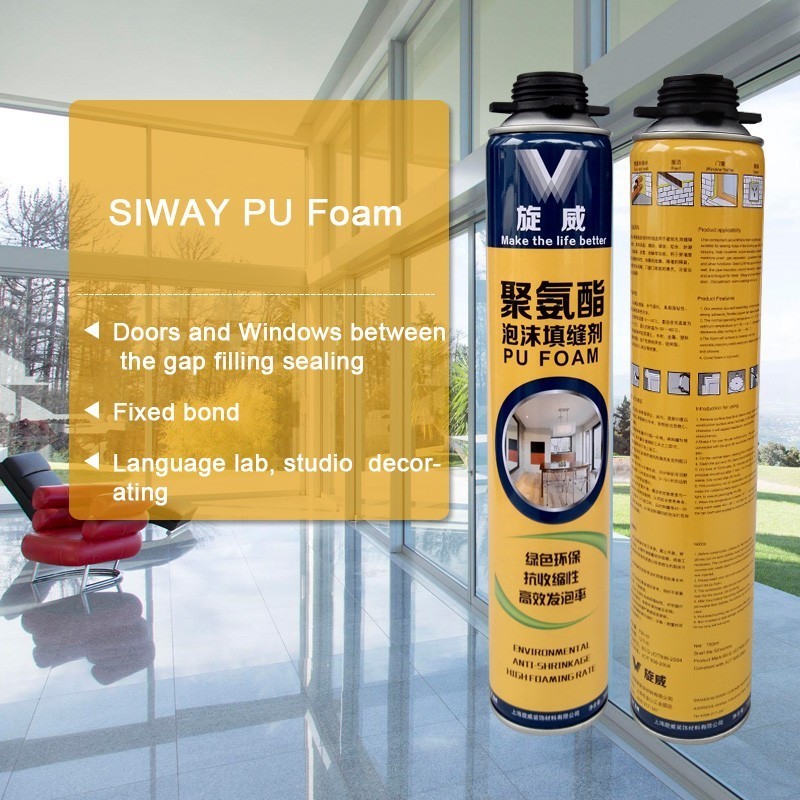 High Bonding Strength Polyurethane Foam Large expanding pu foam filling gaps