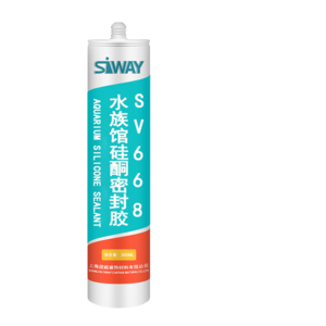 One-component moisture-curing aquarium 280 ml acetic Fish Tank acid Silicone sealant for swimming pool