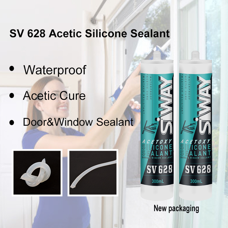 acetic silicone sealant for aluminum alloy caulking of glass doors and windows