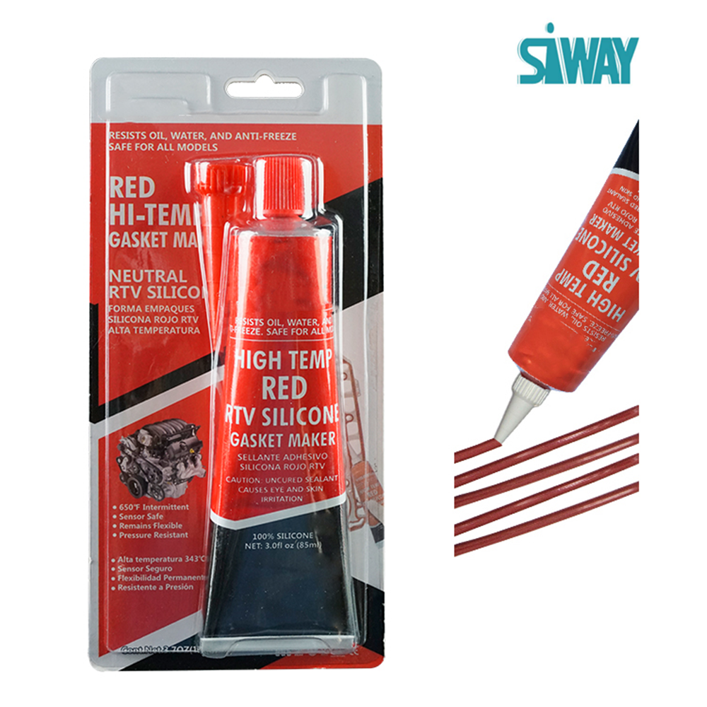 High temperature small tube RTV silicone gasket-free sealant