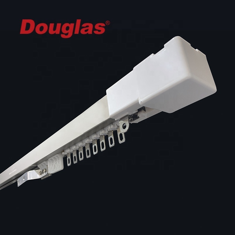 Douglas Smart Curtains Electric Curtain Motor Wireless Motor Automatic Motorised Curtain Rail Track For Smart Home