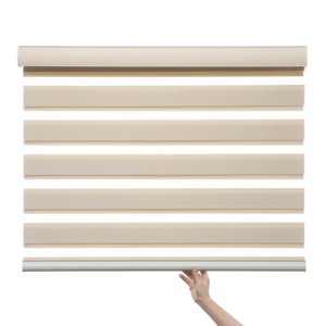 Hot Selling And Vogue Light Filtering Cordless Zebra Blinds