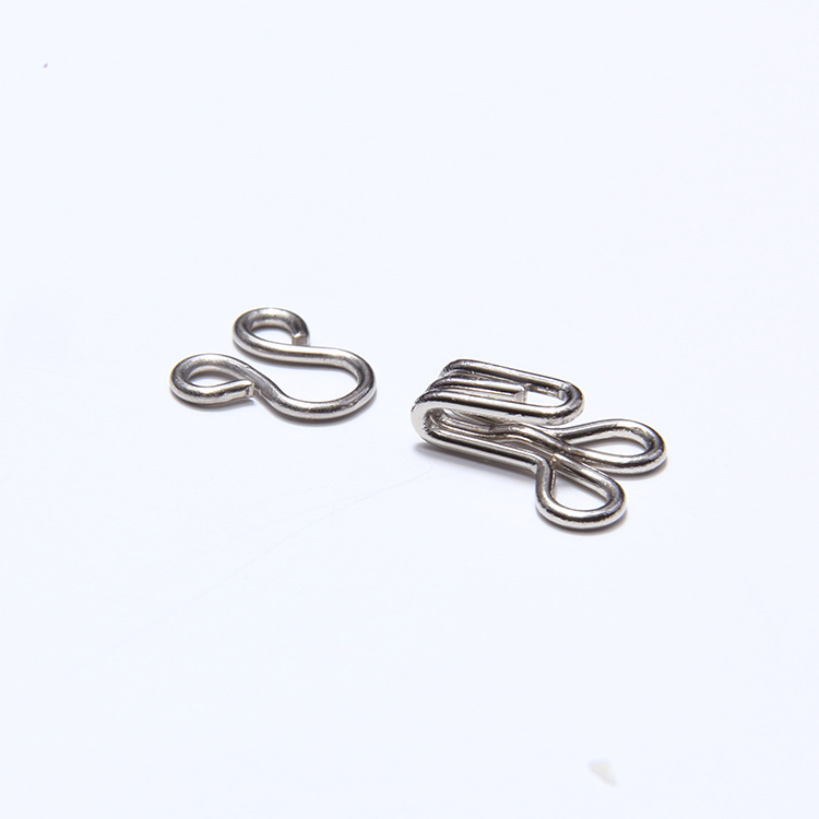 8.7mm Big size Coat Collar Hook Garment Metal Hooks And Eyes