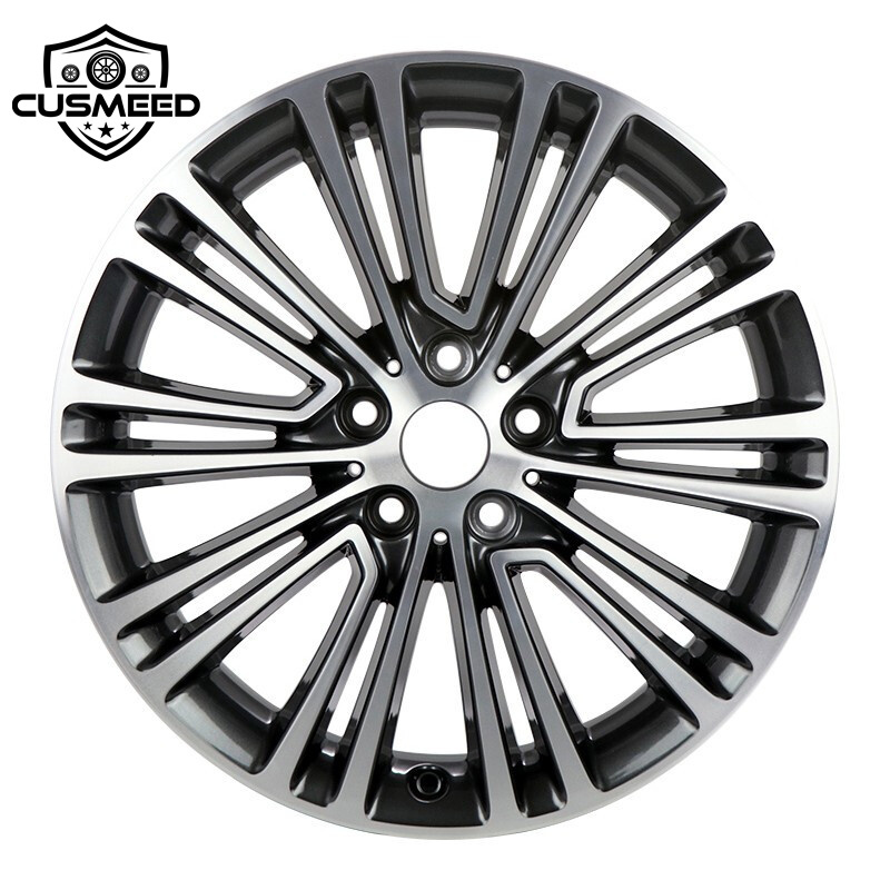 Cusmeed Custom 16 To 24inch 5x114.3 Lightweight Aluminum Alloy Black Chrome Hub Forged Wheels Rim For Toyota