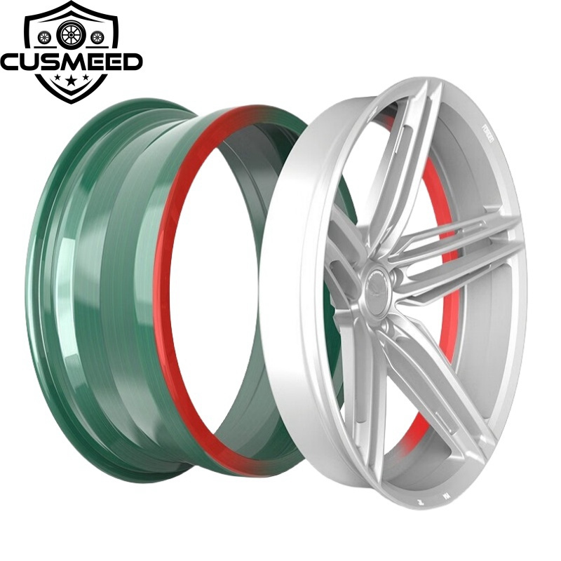 Cusmeed 2 Piece 3 Piece forged wheels 5X114.3 5X130 5x120 Rims 6X139.7 20 22 24 26 Inch wheel