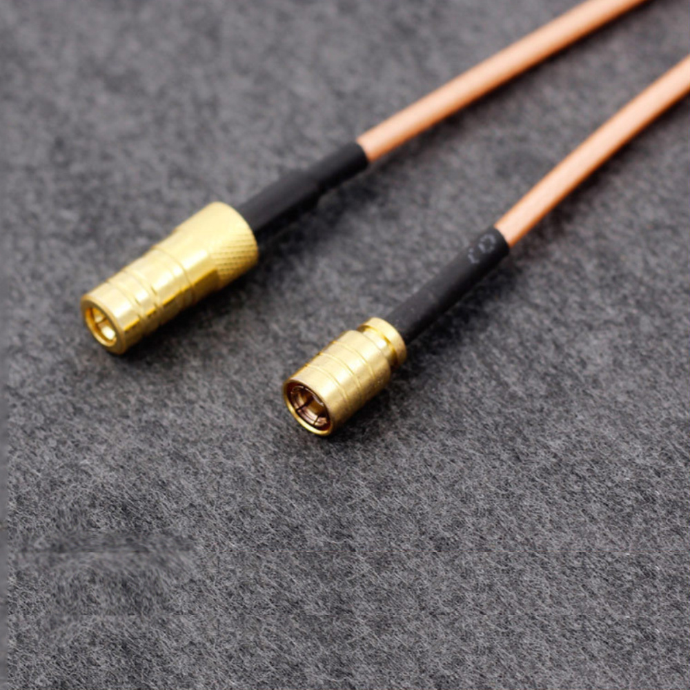 Hot selling RF Cable Assembly cable Radio frequency S M A to SMB male connector  RG316 15cm