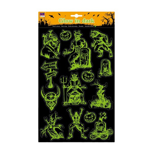 Popular Halloween Decor glow in dark Sticker