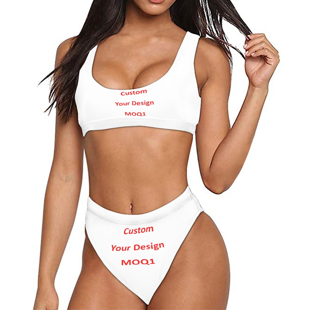 3D printing tankini triangle bikini crotchless bathing suit swimsuits manufacturer swimsuit swimwear beachwear for women