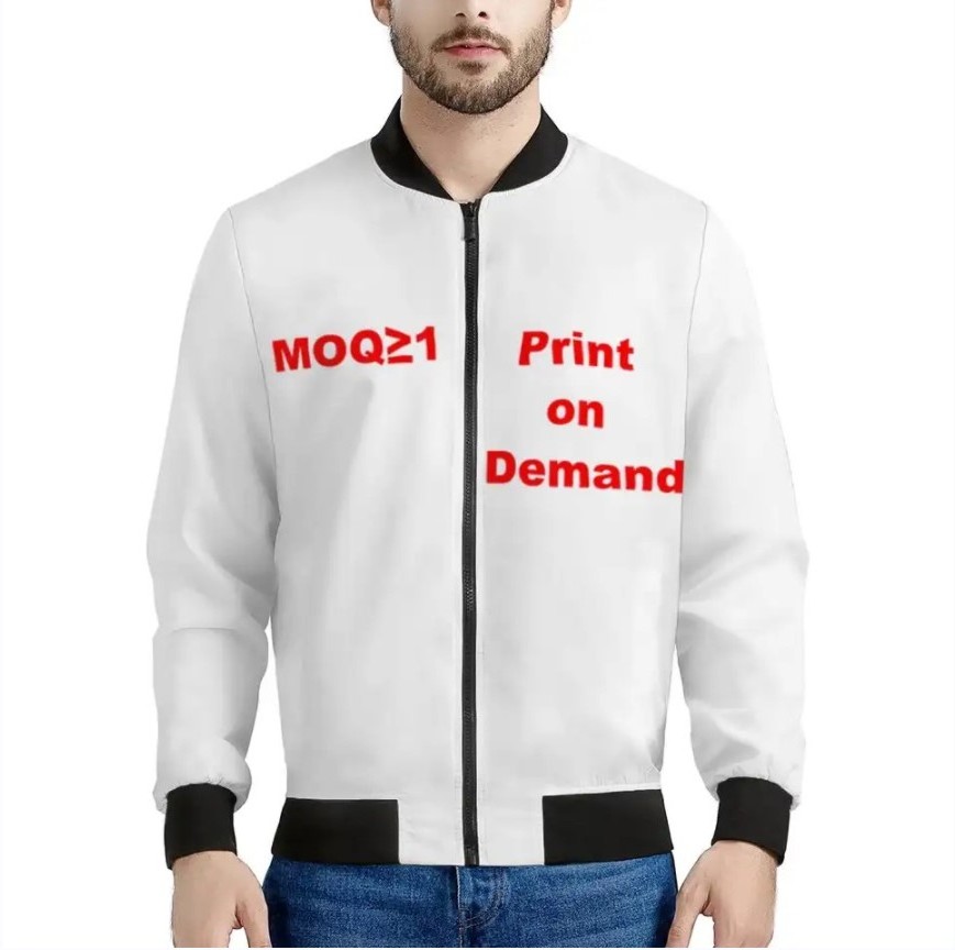 Wholesale Sublimated Printed Jackets Custom Casual Polyester White jackets Western Aztec Cow All Over Print Jackets for men