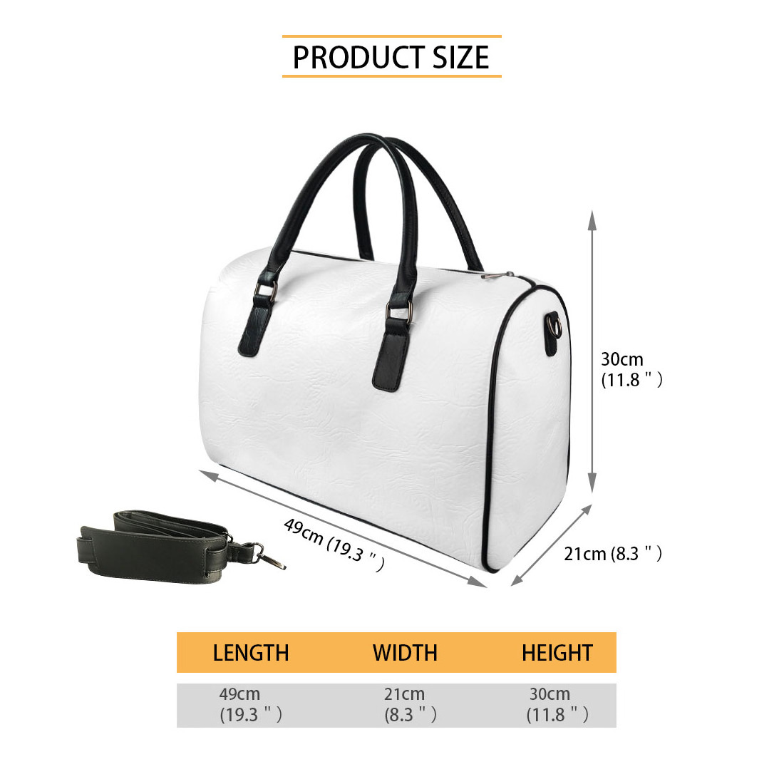 Sublimation Print Large Duffle Bag Purse Custom Pattern Leather Travel Overnight holdall Gym Sports Luggagel Bag Duffle Bag