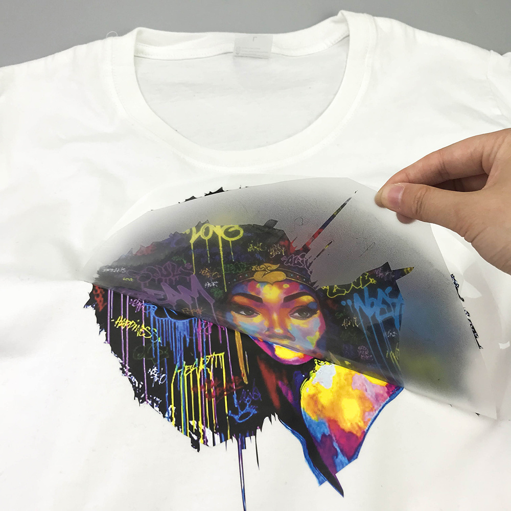 wholesale custom printed heat transfer vinyl design for t-shirts