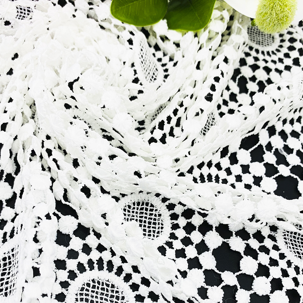 Embroidery Black And White Color Milk Silk Lace Fabric High Quality French Lace Fabric With Beads For Party