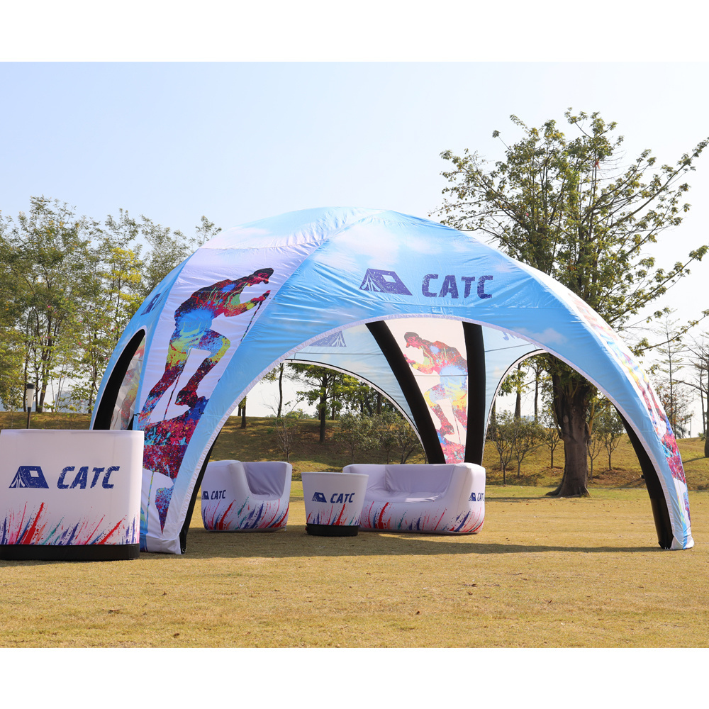 CATC Giant Exhibit Trade Show Tent Outdoor Folding Gazebo Waterproof Breathable Inflatable Dome Tent