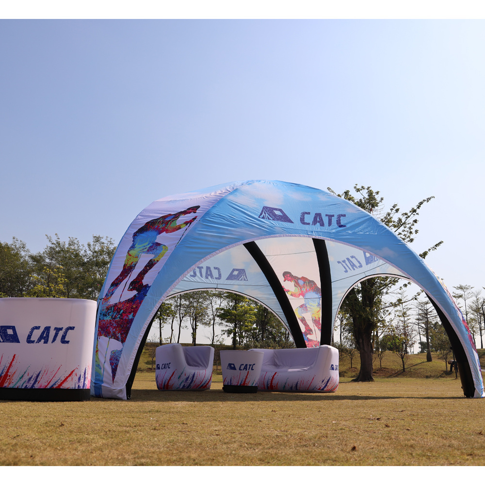 CATC Giant Exhibit Trade Show Tent Outdoor Folding Gazebo Waterproof Breathable Inflatable Dome Tent