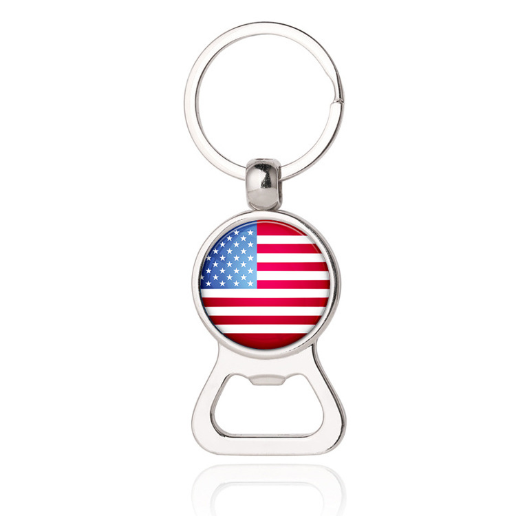 287 Countries Design Key Chain Country Flag Bottle Opener with Keychain Promotional Gift Souvenir Key Chain