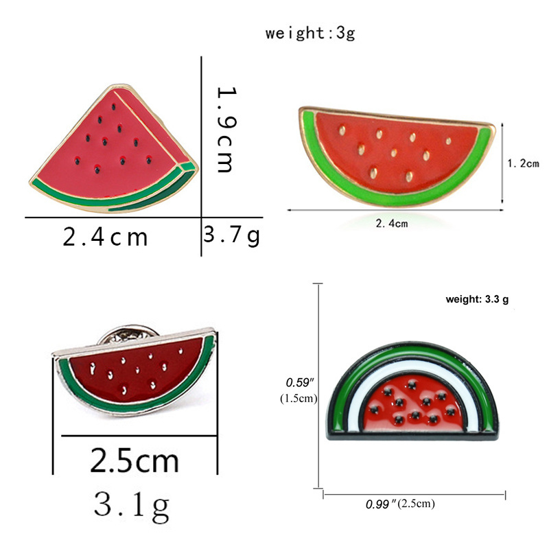 Watermelon Lapel Pin Support Palestine Watermelon Charm Brooch Pin Badge Brooches Lapel Pin