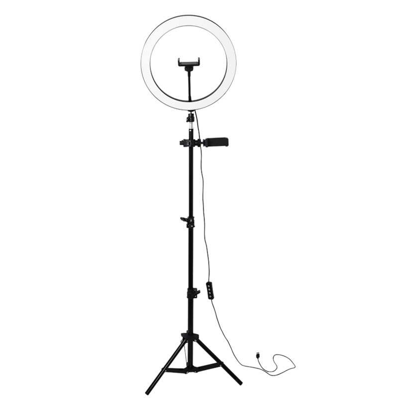 Usb Beauty Video Studio Photo Circle Lamp Dimmable Selfie Led Ring Light with 2M Tripod Stand