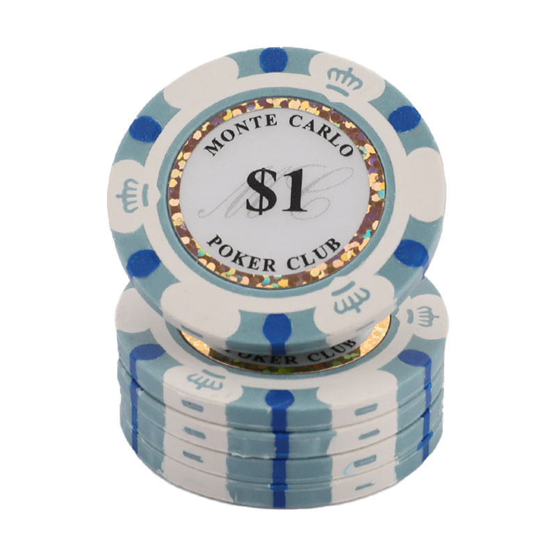 Customize Entertainment Plastic Poker Chip 10G 39Mm Ceramic Cheap Rfid Poker Chips With Digital Print