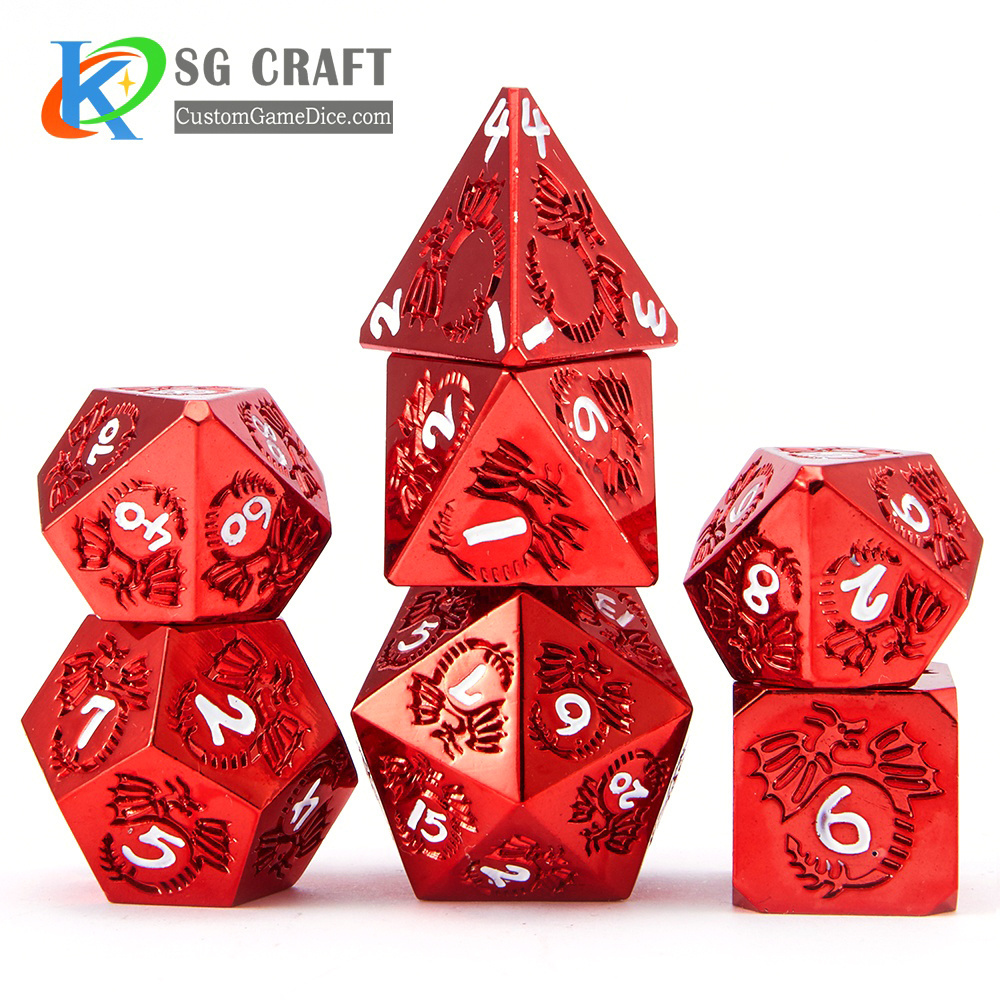 Blue Gaming Dice Set d4 d6 d8 d10 d12 d20 d% 7 Dies DND Dice for Dungeons and Dragons D&D Roll Playing Game