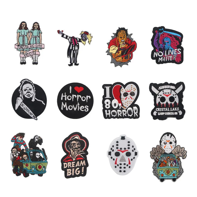 Factory Price Custom Fabric Embroidered Woven Patch Badges Sew on Embroidery Patches Clothing