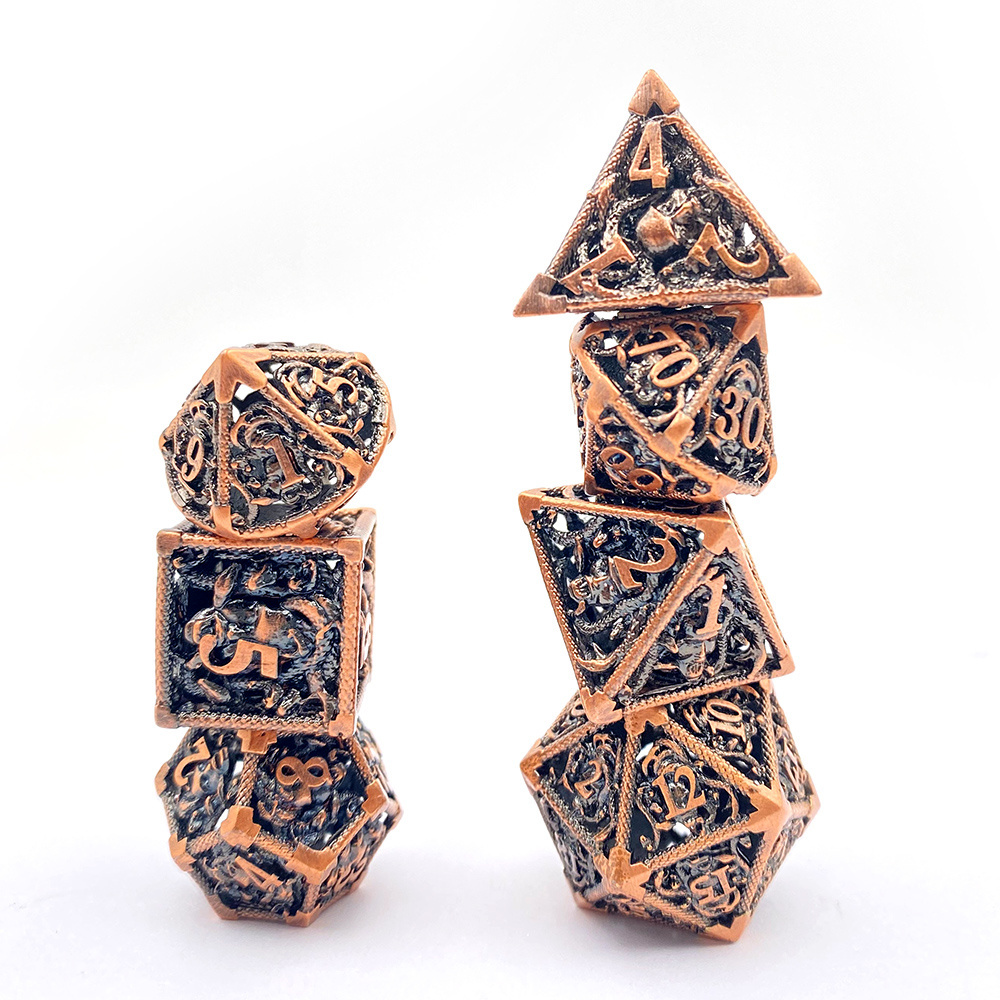 Buy Loaded Polyhedral Dice Set Custom Metal Dice