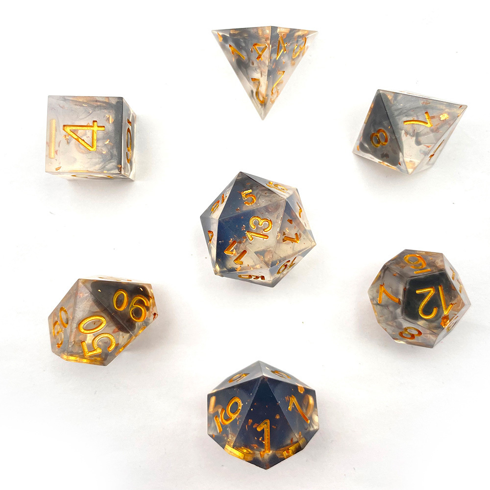 Custom spinner Dice Wholesale Punk Gear Dice Roulette Dice Set for RPG Dragon and Dungeon Games