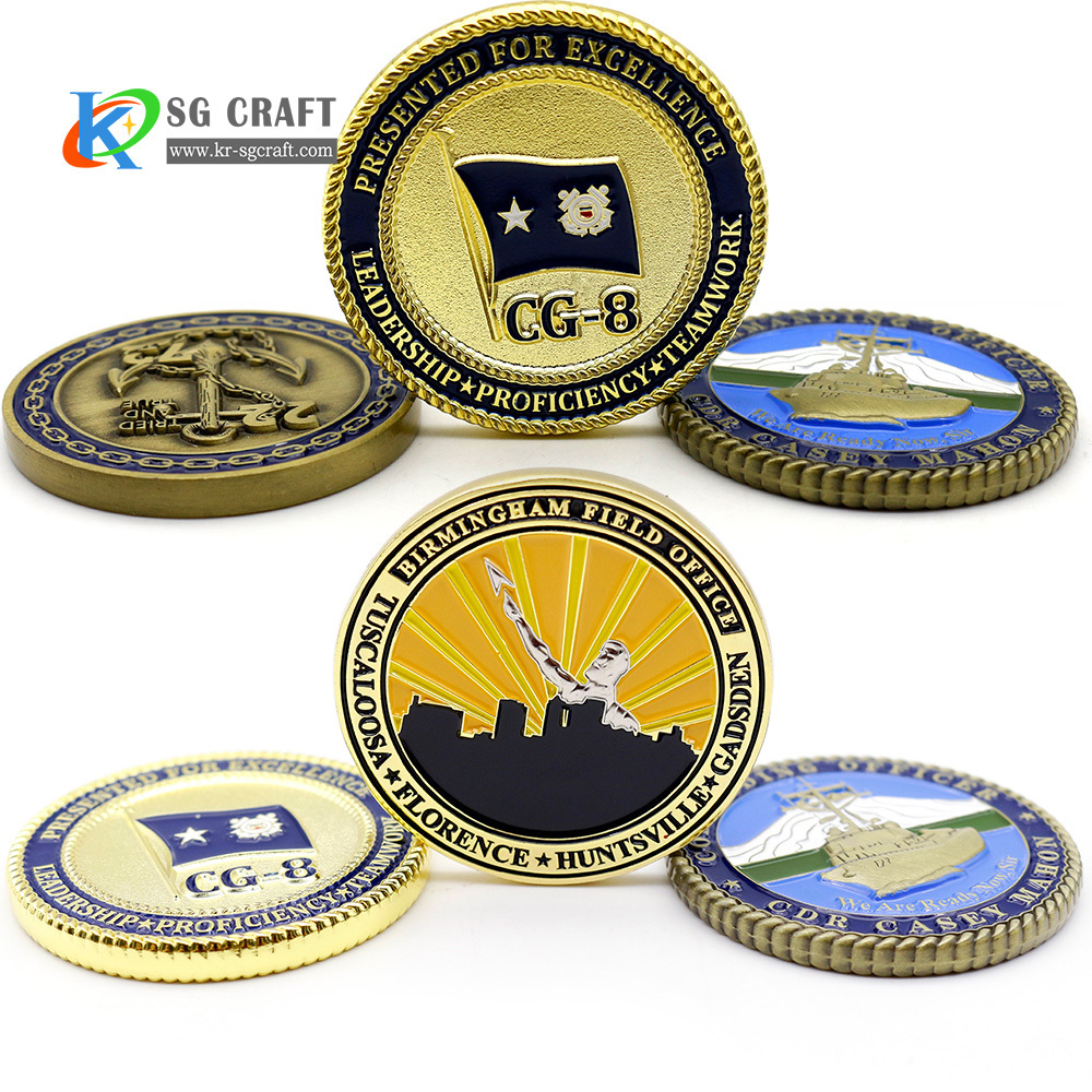 High Quality Custom Engravable Metal Zinc Alloy Coin Edge Challenge Australian Coins With No MOQ