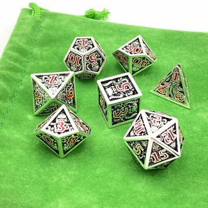 Buy Loaded Polyhedral Dice Set Custom Metal Dice