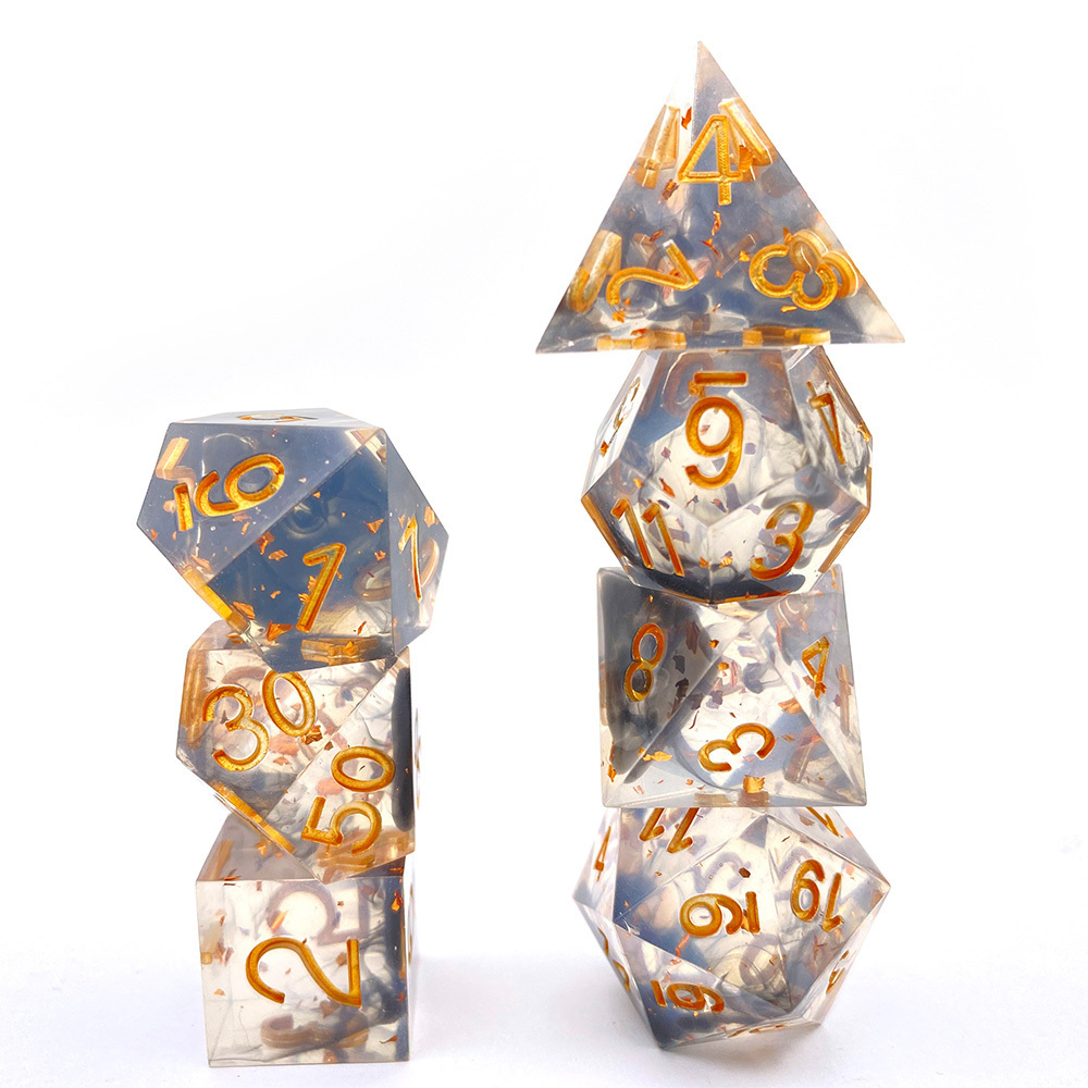 Custom spinner Dice Wholesale Punk Gear Dice Roulette Dice Set for RPG Dragon and Dungeon Games