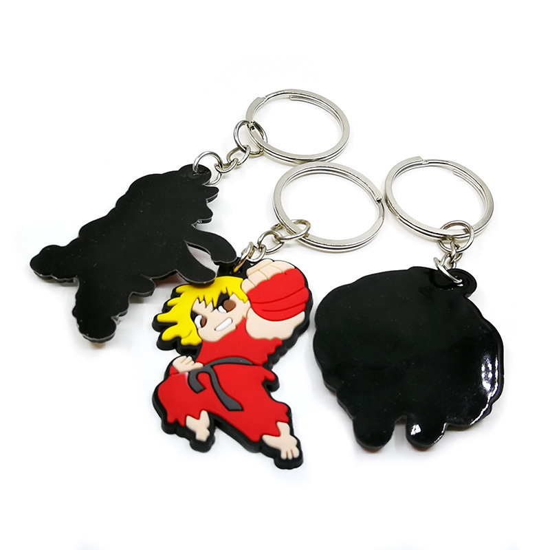 Cheap Custom Logo Pvc Reflex Safety Keyring Promotional Gifts Reflective Keychain for Business