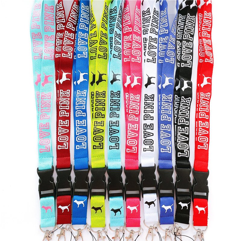 Custom leather part lanyards no minimum order