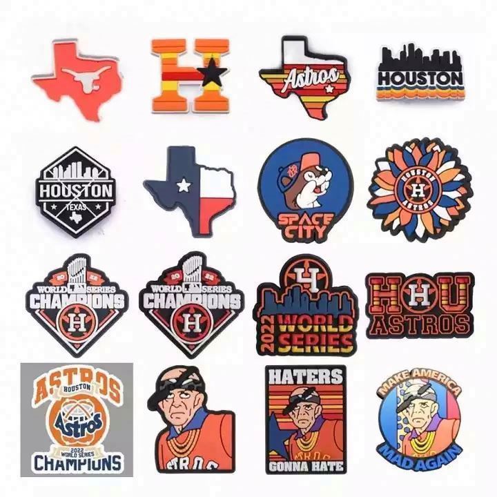 Bucees astros charmampion Custom charms Texas Houston Shoe Clog Decoration Accessories Designer