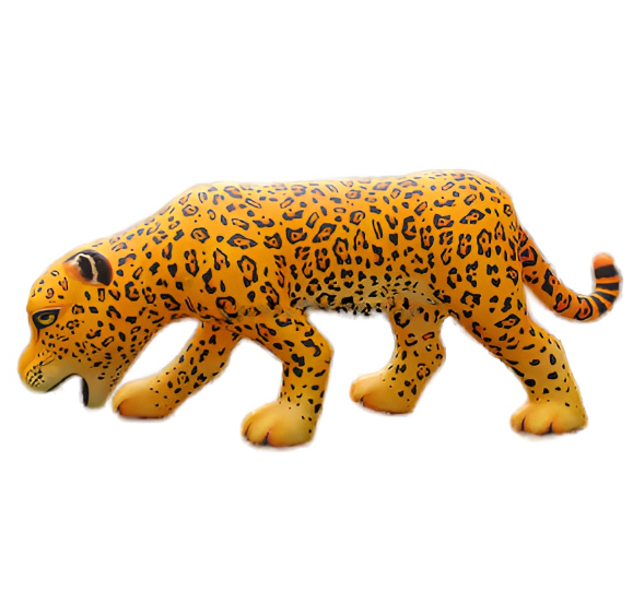 lifelike giant inflatable Cheetah model /Pop music festival event decoration inflatable Leopard Simulated panther animal ideas