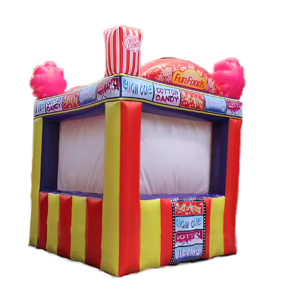 Outdoors promotional inflatable portable snack food kiosk booth tent