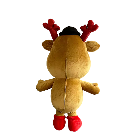 Christmas parade inflatable moving moose plush toy model costume