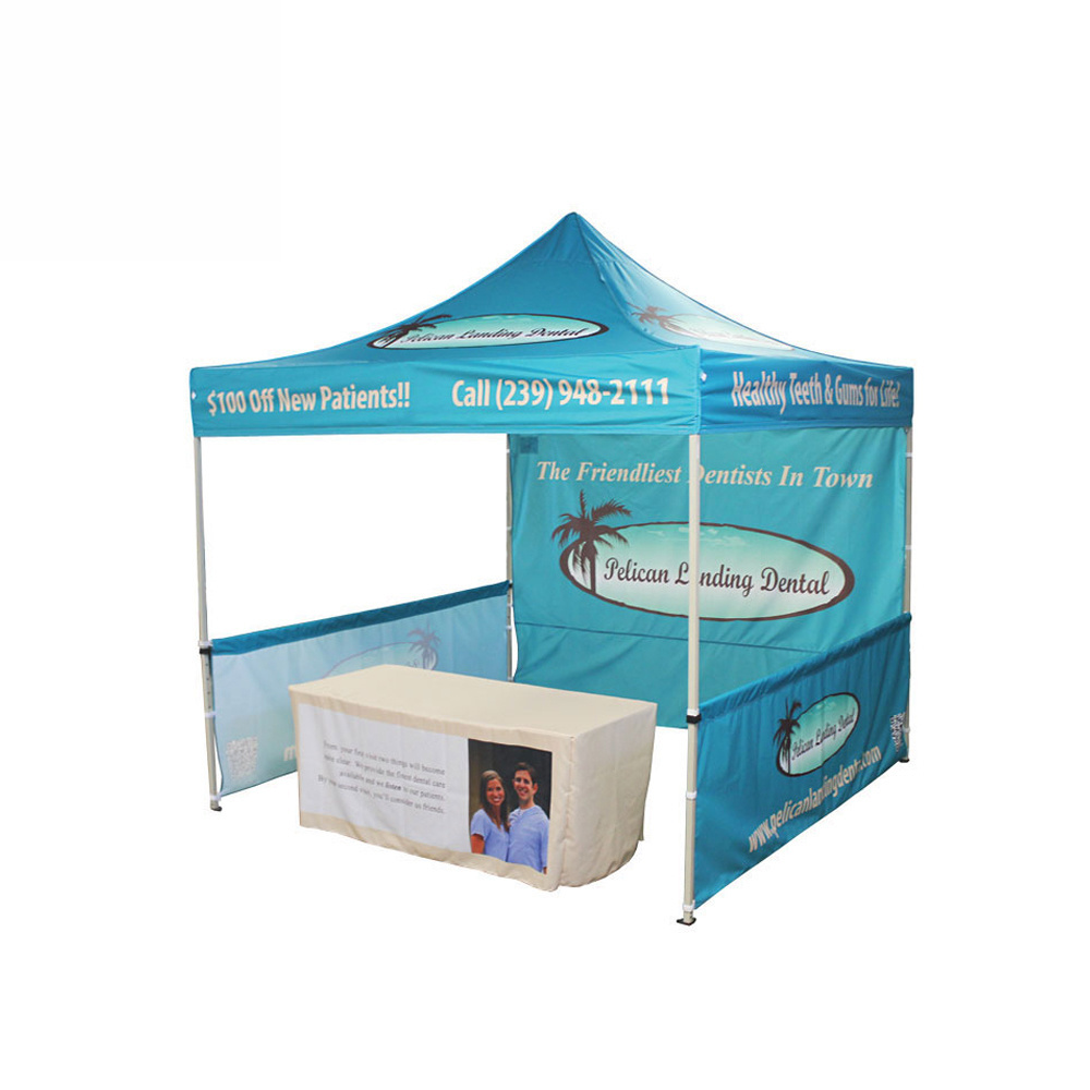 Branded 10x10  Hexagon Custom Gazebo Beach Tents Large Event Advertising Pop Up Canopy Tent for Outdoor