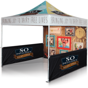 outdoor folding instant custom easy ez up event awning marquee gazebo  Food  Vendor Tents 10x10 With Zipper Sidewalls