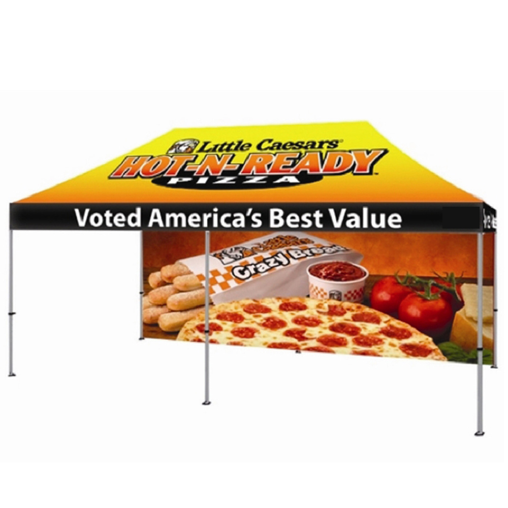 USA Shipping Free Pop Up Gazebo Outdoor Tent Aluminum Frame+Canopy+3 Fullwall Event Tent for Advertising Display