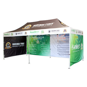 USA Shipping Free Pop Up Gazebo Outdoor Tent Aluminum Frame+Canopy+3 Fullwall Event Tent for Advertising Display