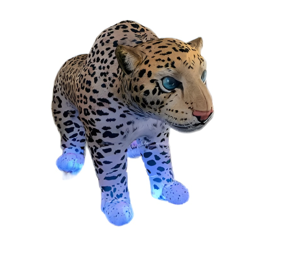 lifelike giant inflatable Cheetah model /Pop music festival event decoration inflatable Leopard Simulated panther animal ideas