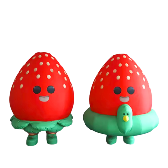 Advertising inflatable fruit balls giant inflatable raspberries strawberry